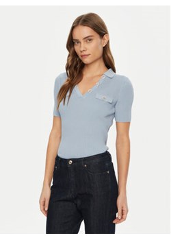 Guess Sweter W5RR25 Z2U00 Błękitny Regular Fit ze sklepu MODIVO w kategorii Swetry damskie - zdjęcie 179000749