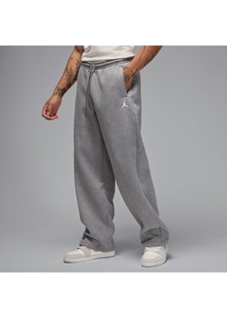 Męskie spodnie o kroju oversize z luźnymi nogawkami Jordan Brooklyn Fleece - Szary ze sklepu Nike poland w kategorii Spodnie męskie - zdjęcie 179002567