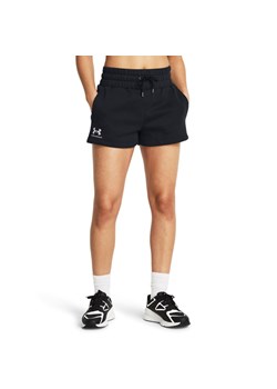 Damskie spodenki dresowe Under Armour UA Icon Fleece Boxer Shorts - czarne ze sklepu Sportstylestory.com w kategorii Szorty - zdjęcie 179003006