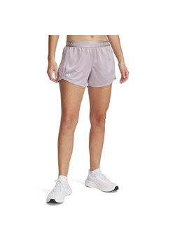 Damskie spodenki treningowe Under Armour Tech Play Up Shine Shorts - różowe ze sklepu Sportstylestory.com w kategorii Szorty - zdjęcie 179003039