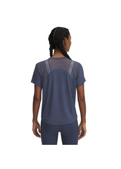 Damska koszulka treningowa Under Armour Vanish Elite Vent SS - niebieska ze sklepu Sportstylestory.com w kategorii Bluzki damskie - zdjęcie 179003186