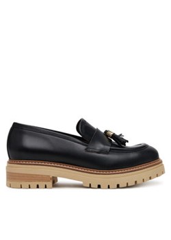 Pollini Loafersy SA10144G1MTC0000 Czarny ze sklepu MODIVO w kategorii Lordsy damskie - zdjęcie 179003669