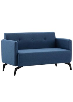 Stylowa 2-osobowa sofa Skoma 2X - niebieska ze sklepu Edinos.pl w kategorii Sofy i kanapy - zdjęcie 179007919