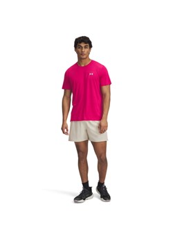 Męskie spodenki do biegania Under Armour UA Trail Run Launch Shorts - beżowe ze sklepu Sportstylestory.com w kategorii Spodenki męskie - zdjęcie 179015396