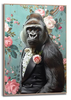 Orangewallz Druk artystyczny "Monkey Suit" w ramce ze sklepu Limango Polska w kategorii Obrazy - zdjęcie 179015968