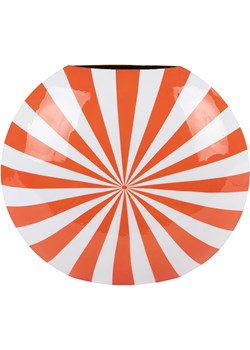 Present Time Wazon &quot;Candy Swirl&quot; w kolorze pomarańczowo-białym - wys. 35 cm ze sklepu Limango Polska w kategorii Wazony - zdjęcie 179016238