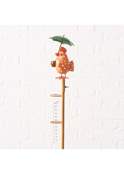 Boltze Deszczomierz &quot;Loco&quot; w kolorze pomarańczowo-zielonym - wys. 114,5 cm ze sklepu Limango Polska w kategorii Dekoracje i akcesoria ogrodowe - zdjęcie 179016766
