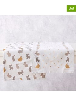 Boltze Bieżniki (2 szt.) &quot;Tinka&quot; ze wzorem - 140 x 40 cm ze sklepu Limango Polska w kategorii Obrusy i bieżniki - zdjęcie 179016787