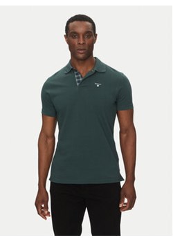 Barbour Polo Tartan MML0012GN89 Zielony Regular Fit ze sklepu MODIVO w kategorii T-shirty męskie - zdjęcie 179022356