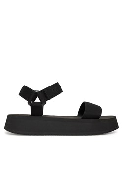 Sandały Calvin Klein Jeans Sandal Velcro Webbing Mg YW0YW01693 Czarny ze sklepu eobuwie.pl w kategorii Sandały damskie - zdjęcie 179025707