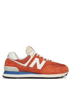 Sneakersy New Balance U574VPA Pomarańczowy ze sklepu eobuwie.pl w kategorii Buty sportowe męskie - zdjęcie 179027097
