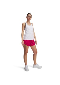 Damskie spodenki treningowe Under Armour Tech Play Up Shine Shorts - różowe ze sklepu Sportstylestory.com w kategorii Szorty - zdjęcie 179028178