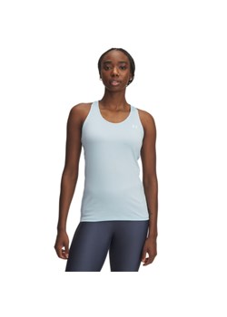 Damski top treningowy Under Armour Tech Mesh Racer Tank - niebieski ze sklepu Sportstylestory.com w kategorii Bluzki damskie - zdjęcie 179028217