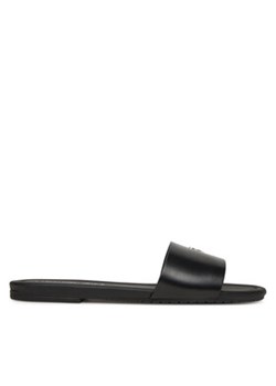 Calvin Klein Jeans Klapki Flat Sandal Slide Mg YW0YW01697 Czarny ze sklepu MODIVO w kategorii Klapki damskie - zdjęcie 179029697