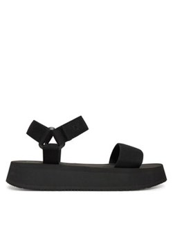 Calvin Klein Jeans Sandały Sandal Velcro Webbing Mg YW0YW01693 Czarny ze sklepu MODIVO w kategorii Sandały damskie - zdjęcie 179029719