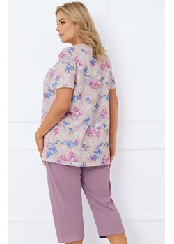 Bawełniana piżama damska Inger, Kolor wrzosowy-wzór, Rozmiar M, Italian Fashion - id: 197476 - marki Italian Fashion - 179031777 Bawełniana piżama damska Inger, Kolor wrzosowy-wzór, Rozmiar M, Italian Fashion ze sklepu Intymna w kategorii Piżamy damskie - zdjęcie 179031777