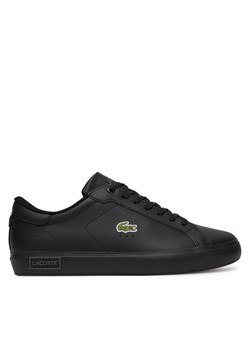 Sneakersy Lacoste Powercourt 7-49SMA0081 Czarny ze sklepu eobuwie.pl w kategorii Buty sportowe męskie - zdjęcie 179032066