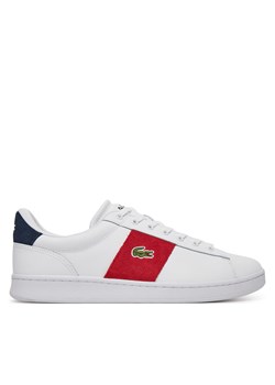 Sneakersy Lacoste Carnaby 7-49SMA0034 Biały ze sklepu eobuwie.pl w kategorii Buty sportowe męskie - zdjęcie 179032067