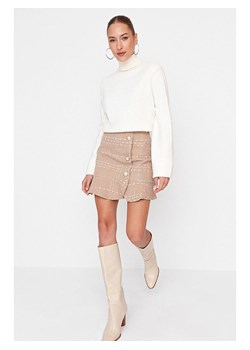 trendyol Spódnica w kolorze jasnobrązowym ze sklepu Limango Polska w kategorii Spódnice - zdjęcie 179032167