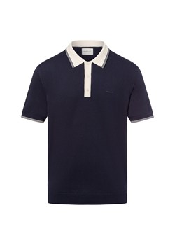 Gant Męska koszulka polo Mężczyźni Bawełna granatowy wzorzysty ze sklepu vangraaf w kategorii Swetry męskie - zdjęcie 179034768