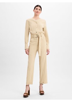 BOSS Orange Kombinezon damski - C_Daiyla-C Kobiety piaskowy jednolity ze sklepu vangraaf w kategorii Kombinezony damskie - zdjęcie 179034819