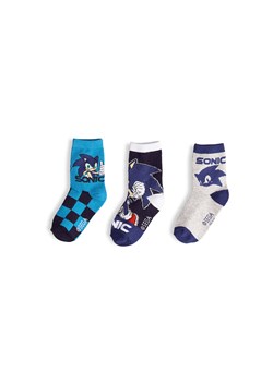 GATE Zestaw 3 par skarpetek Sonic 23/26 ze sklepu gateshop w kategorii Skarpetki dziecięce - zdjęcie 179034969