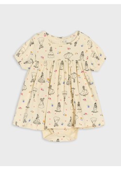 Sinsay - Body Disney Princess - kremowy ze sklepu Sinsay w kategorii Body niemowlęce - zdjęcie 179036165