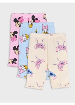 Sinsay - Legginsy 3 pack Disney - różowy ze sklepu Sinsay w kategorii Spodnie i półśpiochy - zdjęcie 179036175