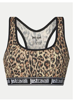 Just Cavalli Biustonosz top 78PAJU02 CJUT3 Brązowy ze sklepu MODIVO w kategorii Biustonosze - zdjęcie 179036709
