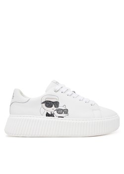 Sneakersy Karl Lagerfeld Kids Z30371 S Biały ze sklepu eobuwie.pl w kategorii Buty sportowe dziecięce - zdjęcie 179038057