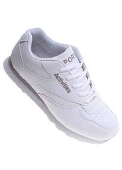 Białe damskie buty sportowe /D8-2 16641 T433/ ze sklepu Pantofelek24.pl w kategorii Buty sportowe damskie - zdjęcie 179043455