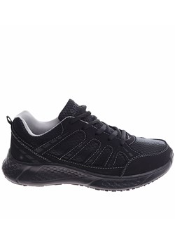 Sznurowane czarne chłopięce buty sportowe /G12-2 16647 T380/ ze sklepu Pantofelek24.pl w kategorii Buty sportowe dziecięce - zdjęcie 179051947