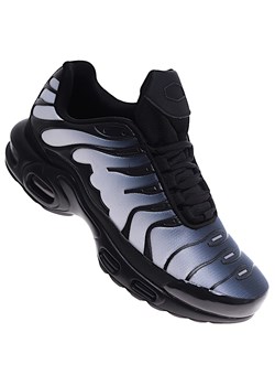Czarno białe sznurowane męskie buty sportowe /B5-2 16671 T740/ ze sklepu Pantofelek24.pl w kategorii Trampki męskie - zdjęcie 179053856