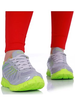 Lekkie damskie buty sportowe L.Grey-Green / F1-2 8412 S203/ ze sklepu Pantofelek24.pl w kategorii Buty sportowe damskie - zdjęcie 179055938