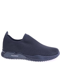 Wsuwane szare męskie buty sportowe /B5-1 14158 S237/ ze sklepu Pantofelek24.pl w kategorii Buty sportowe męskie - zdjęcie 179059655