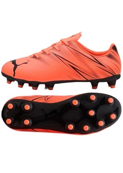 Buty piłkarskie Puma Attacanto FG/AG 107480-14 czerwone ze sklepu ButyModne.pl w kategorii Buty sportowe dziecięce - zdjęcie 179067426