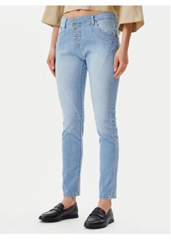 Please Jeansy P78ABQ2NQJ Niebieski Slim Fit ze sklepu MODIVO w kategorii Jeansy damskie - zdjęcie 179077835