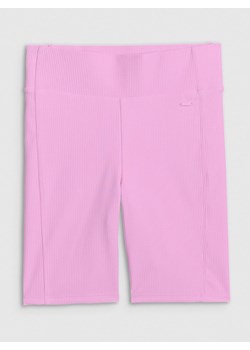 Damskie legginsy krótkie basic 4F 4FRSS25TSTIF020 - różowe ze sklepu Sportstylestory.com w kategorii Szorty - zdjęcie 179080278