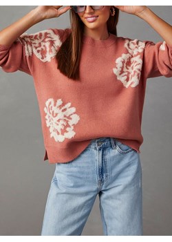 LA Angels Sweter w kolorze koralowo-kremowym ze sklepu Limango Polska w kategorii Swetry damskie - zdjęcie 179083949