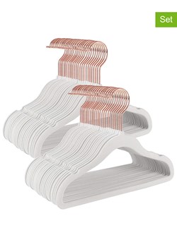 SONGMICS Wieszaki (50 szt.) w kolorze biało-różowozłotym na ubrania - 30 x 20,5 cm ze sklepu Limango Polska w kategorii Meble dziecięce - zdjęcie 179083955