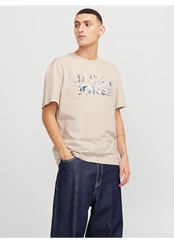 Jack &amp; Jones Koszulka w kolorze beżowym ze sklepu Limango Polska w kategorii T-shirty męskie - zdjęcie 179084085