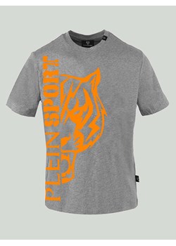 Plein Sport Koszulka w kolorze szarym ze sklepu Limango Polska w kategorii T-shirty męskie - zdjęcie 179084397