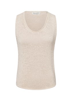 Marc O'Polo Sweter damski z dzianiny Kobiety écru wypukły wzór tkaniny ze sklepu vangraaf w kategorii Kamizelki damskie - zdjęcie 179086437