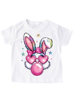 Koszulka z królikiem dla dziecka ze sklepu Time For Fashion w kategorii Bluzki dziewczęce - zdjęcie 179088037