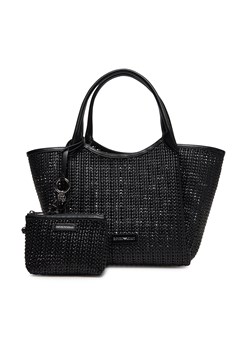 Torebka Emporio Armani EW001009 AF14309 UC001 Czarny ze sklepu eobuwie.pl w kategorii Torby Shopper bag - zdjęcie 179088198