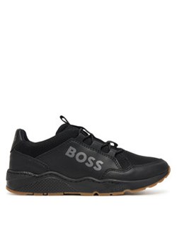 BOSS Sneakersy J51648 S Czarny ze sklepu MODIVO w kategorii Buty sportowe dziecięce - zdjęcie 179090976