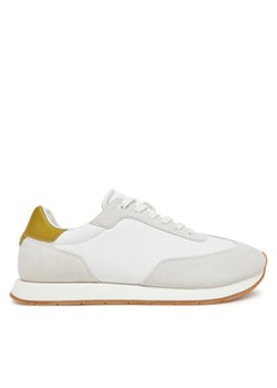 Calvin Klein Sneakersy Low Prof Runn Laceup Cv Mix HM0HM01723 Biały ze sklepu MODIVO w kategorii Buty sportowe męskie - zdjęcie 179091286