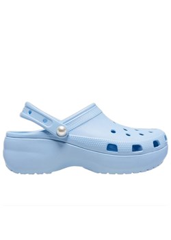 Klapki Crocs Classic Platform 211231-4NS - niebieskie ze sklepu streetstyle24.pl w kategorii Klapki damskie - zdjęcie 179092089