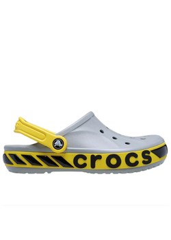 Klapki Crocs Bayaband Racer Band Clog 211018-007 - szare ze sklepu streetstyle24.pl w kategorii Klapki dziecięce - zdjęcie 179092095