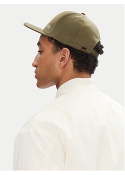 Alpha Industries Czapka z daszkiem Metal Label 156905 Zielony ze sklepu MODIVO w kategorii Czapki z daszkiem męskie - zdjęcie 179092479